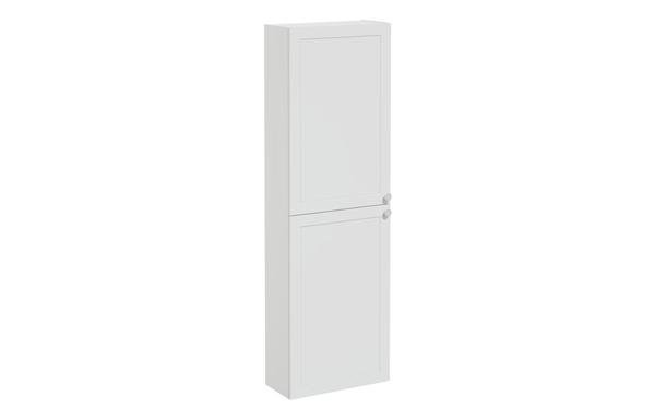 VitrA Root Classic 55cm 2 Door Slim Tall Unit (LH Hinge) - Matt Light Grey